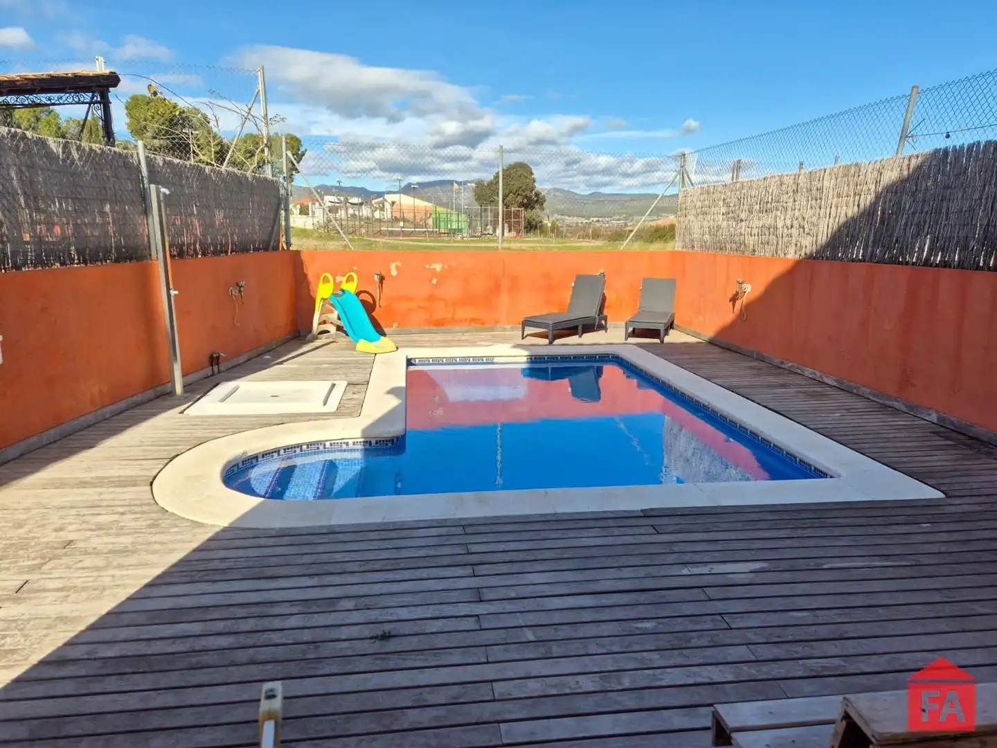 Swimming pool of Detached homes for sale in Albinyana  with Heating, Terrace and Swimming Pool