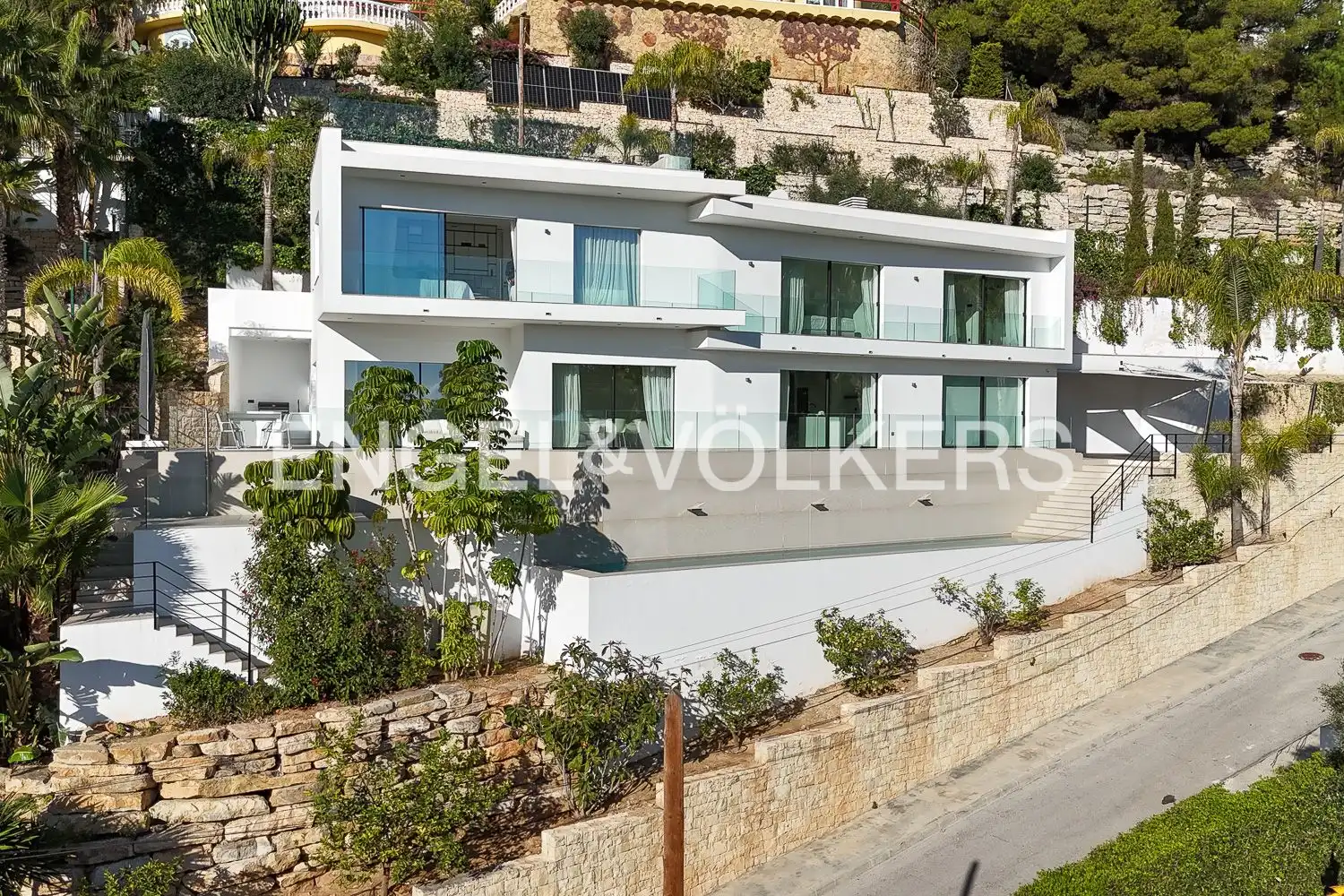 Exterior view of Houses for sale in Jávea / Xàbia  with Air Conditioner, Heating and Terrace