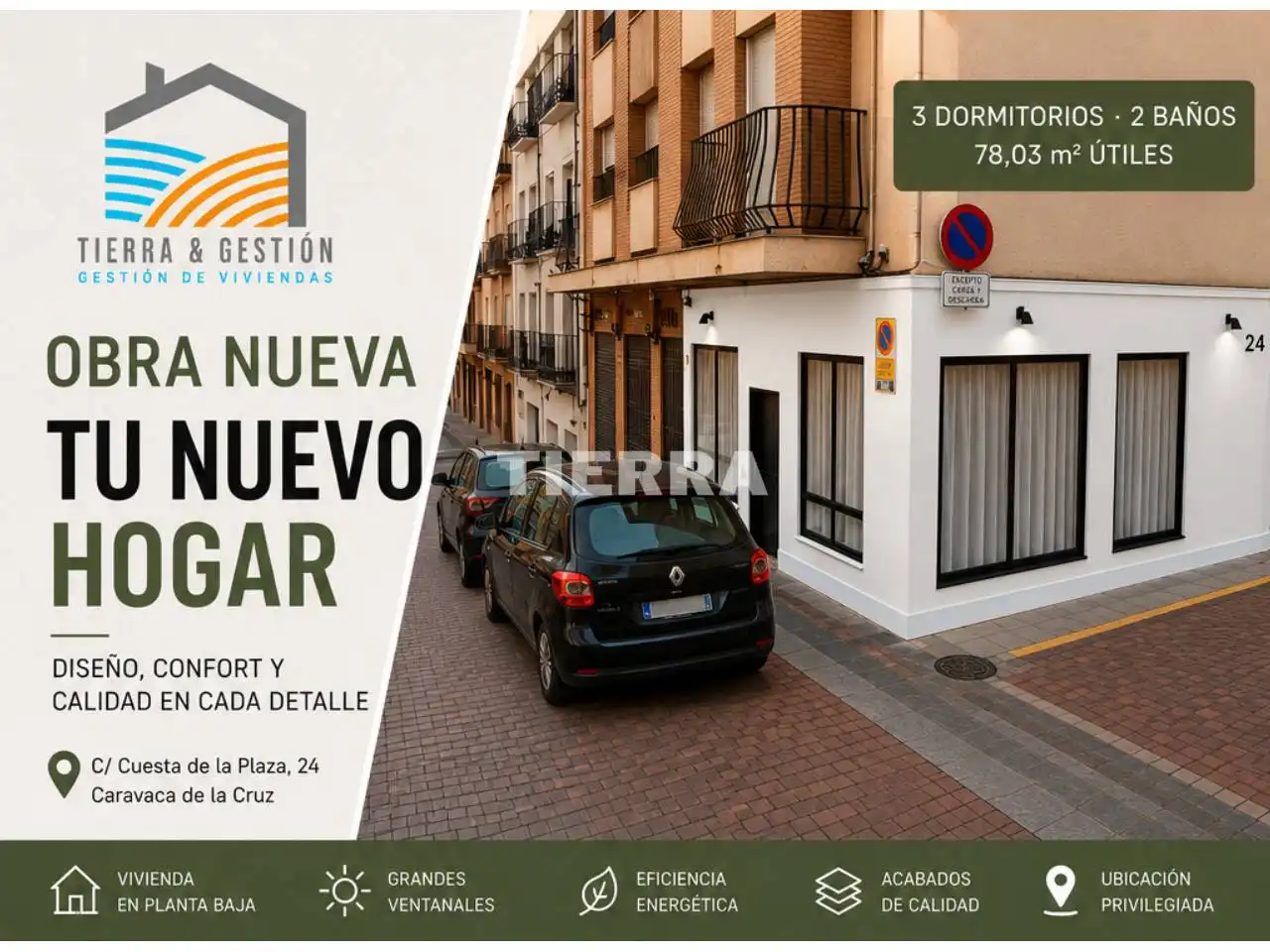 Vista exterior de Pis en venda en Caravaca de la Cruz