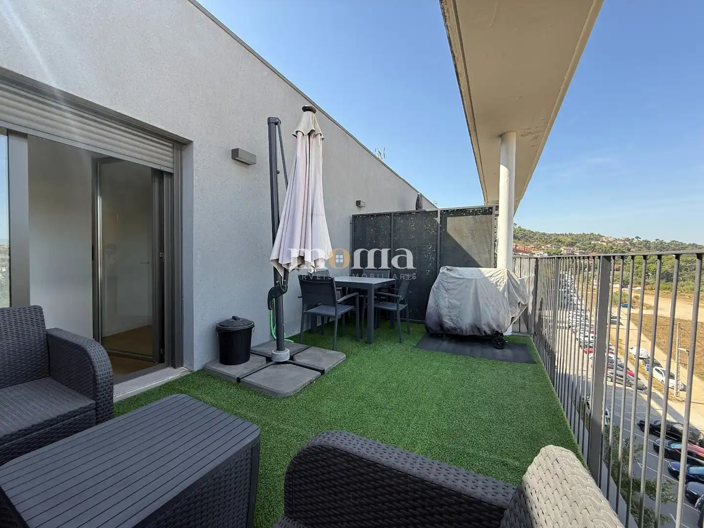 Vista exterior de Dúplex en venda en Montornès del Vallès amb Calefacció, Parquet i Terrassa