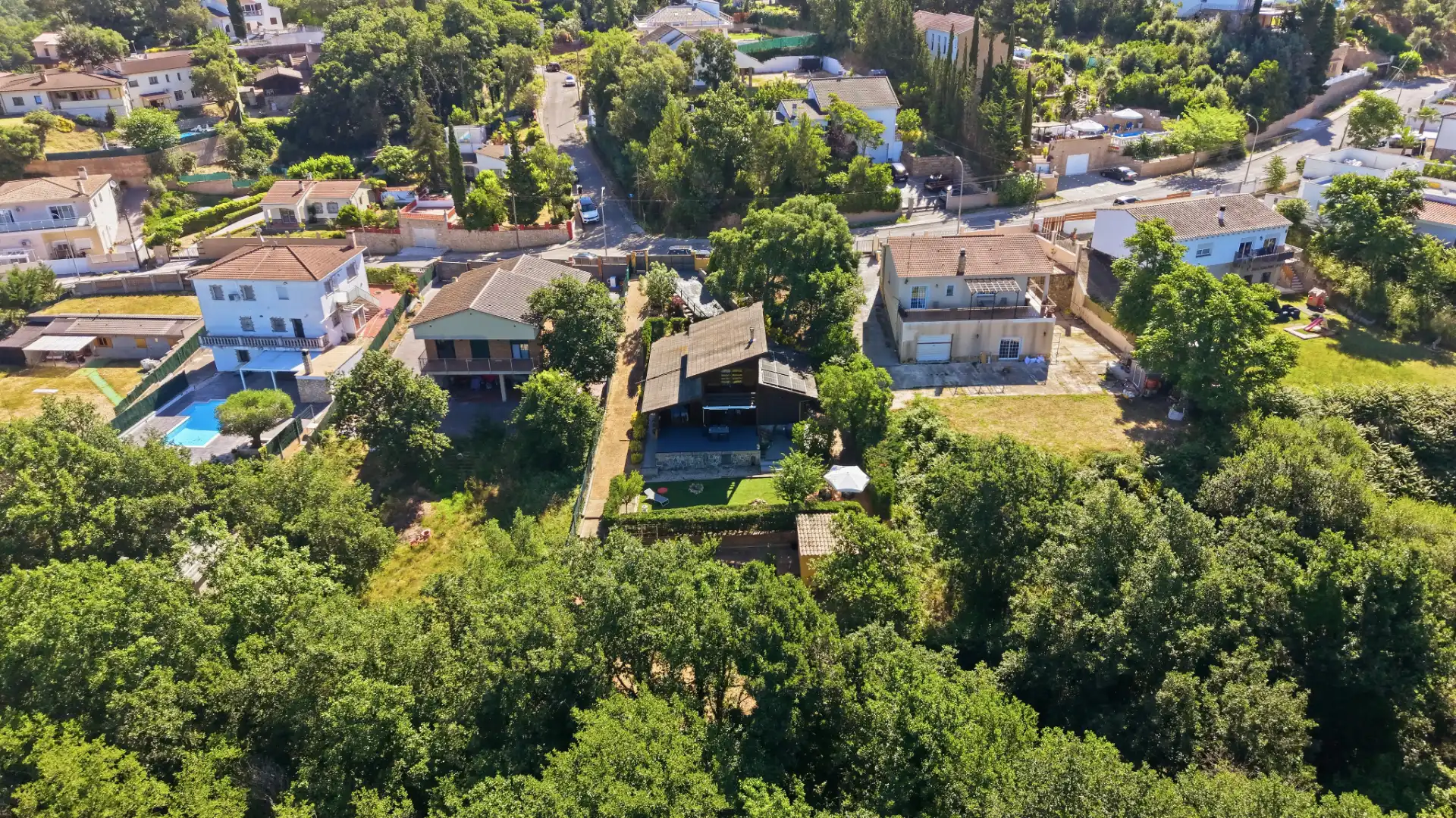 Außenansicht von Haus oder Chalet zum Verkauf in Vidreres mit Klimaanlage, Heizung und Privatgarten