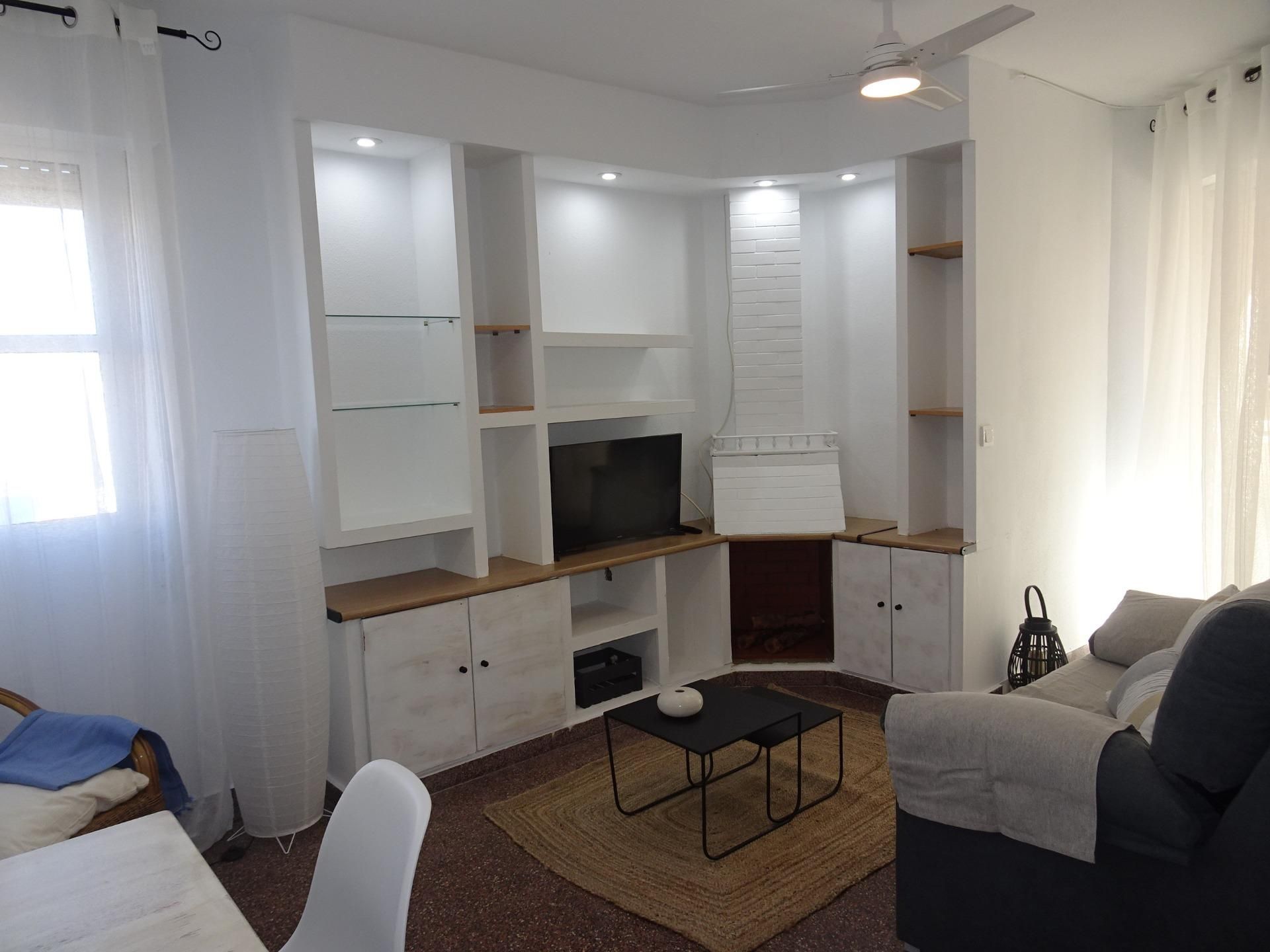 Sala d'estar de Pis de lloguer en Cartagena amb Piscina comunitària