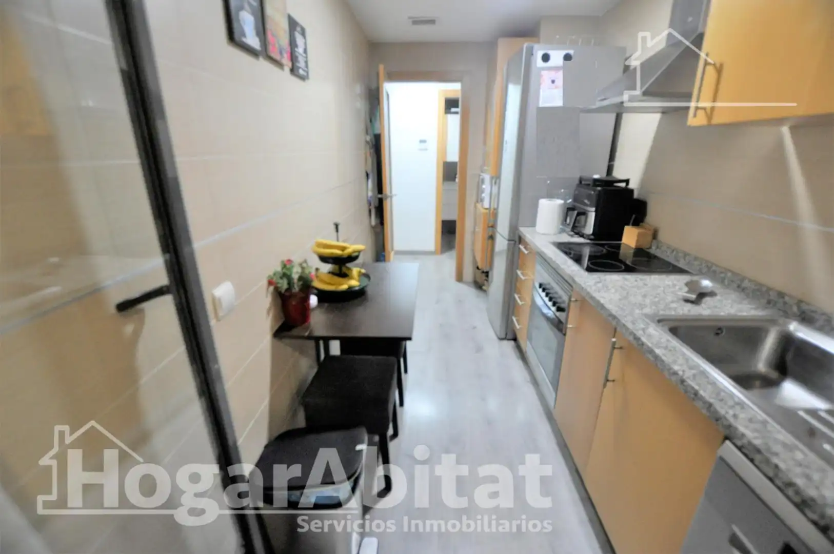 Kitchen of Attic for sale in Alcàsser  with Air Conditioner, Parquet flooring and Terrace