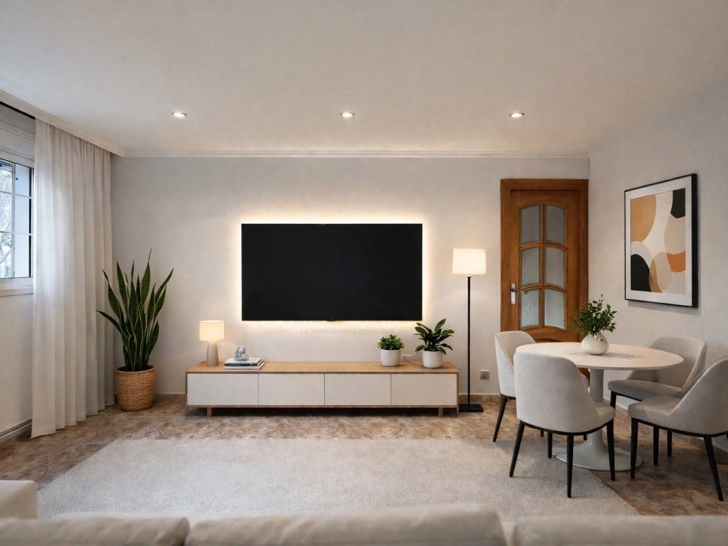 Sala d'estar de Pis en venda en Badia del Vallès