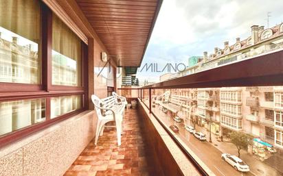 Balcony of Flat for sale in Vigo   with Heating, Parquet flooring and Storage room