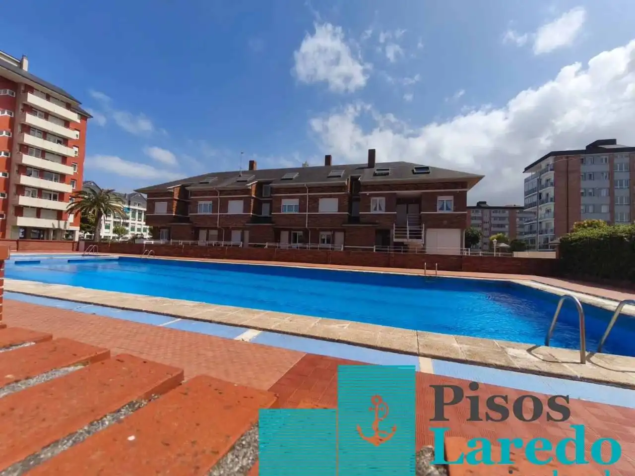 Swimming pool of Flat for sale in Laredo  with Heating, Terrace and Balcony