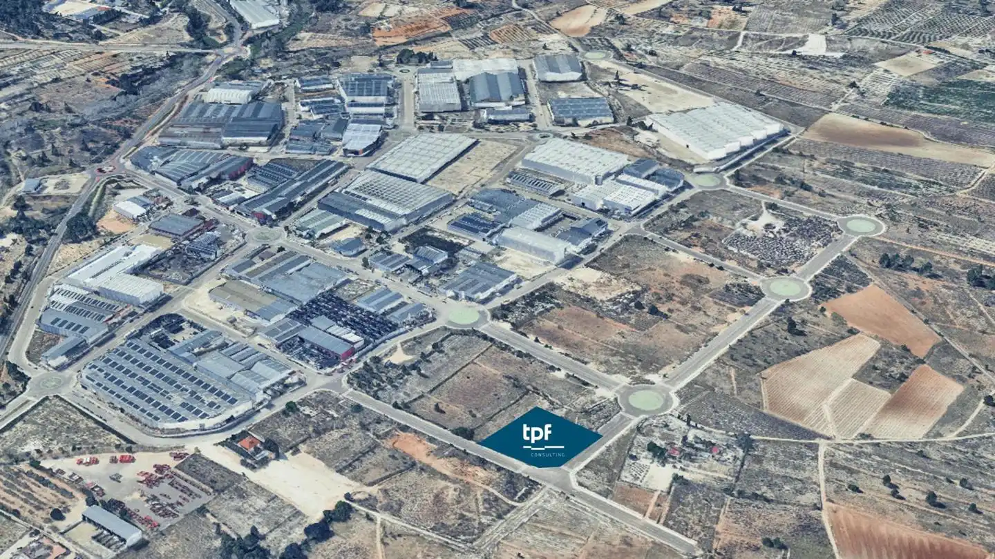 Vista exterior de Terreno industrial en venta en L'Olleria, Valencia