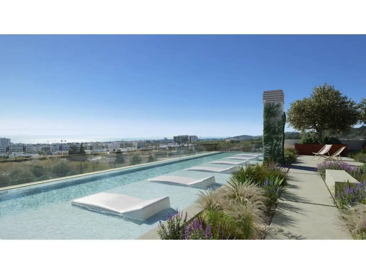 Swimming pool of Flat for sale in Sitges  with Air Conditioner, Heating and Private garden
