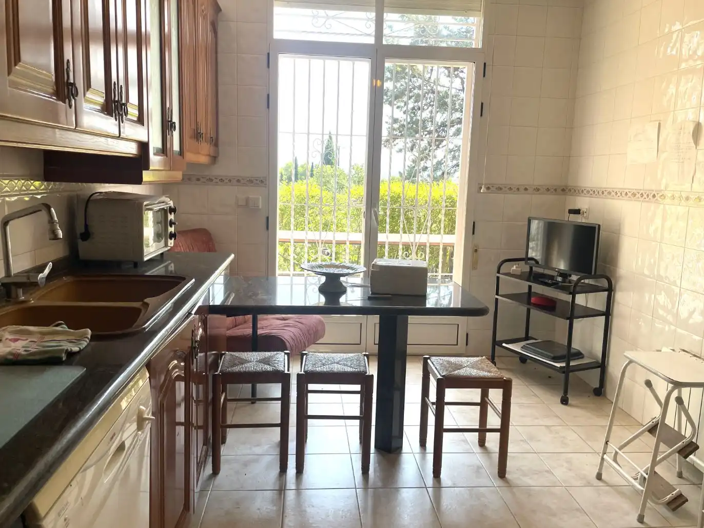 Cuina de Casa o xalet en venda en Cocentaina amb Aire condicionat, Terrassa i Piscina