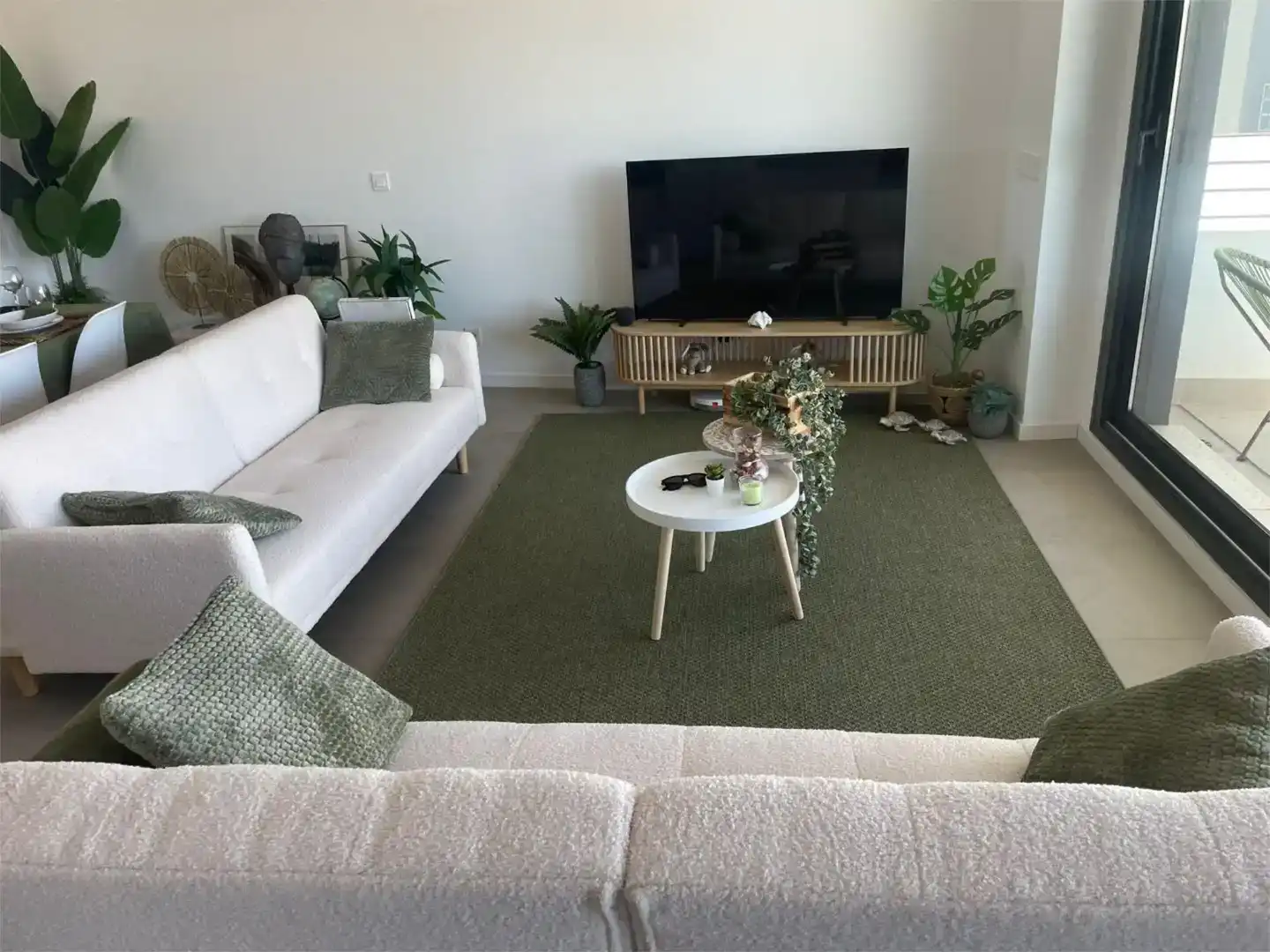 Sala de estar de Piso en venta en Torremolinos con Aire acondicionado, Jardín privado y Trastero