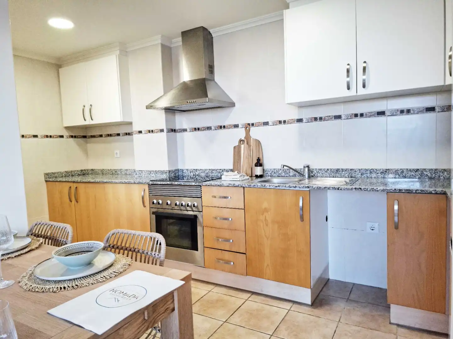 Cuina de Apartament en venda en Pedreguer amb Jardí privat, Terrassa i Internet