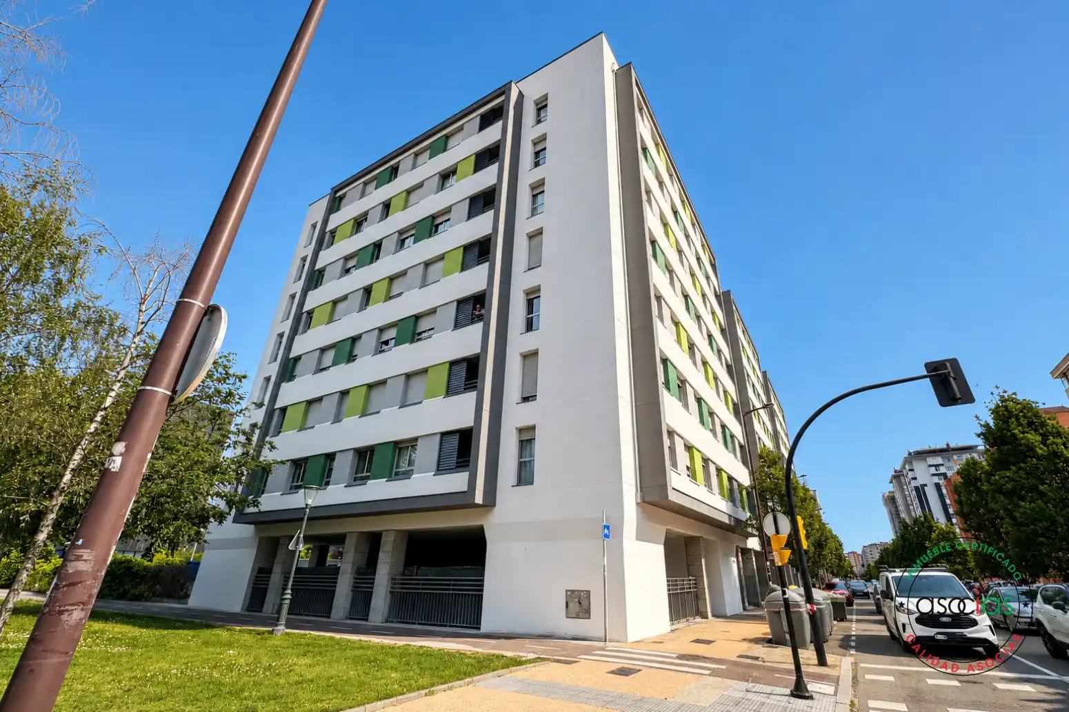 Vista exterior de Piso en venta en Gijón  con Calefacción, Parquet y Terraza