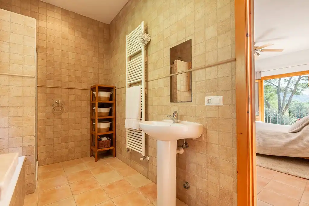 Bany de Casa o xalet en venda en Sa Pobla amb Aire condicionat, Jardí privat i Terrassa
