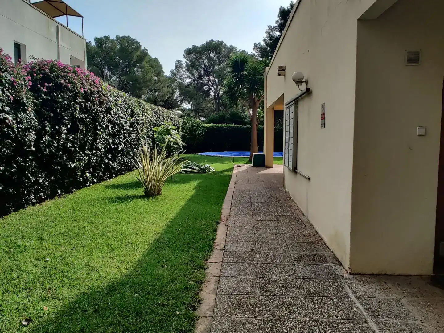 Garten von Haus oder Chalet zur Miete in Castelldefels mit Klimaanlage, Privatgarten und Parkett