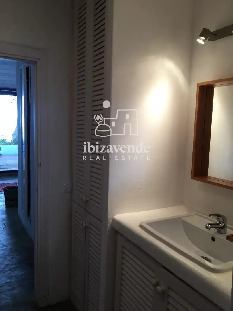 Schlafzimmer von Einfamilien-Reihenhaus zur Miete in Santa Eulària des Riu mit Klimaanlage, Heizung und Terrasse