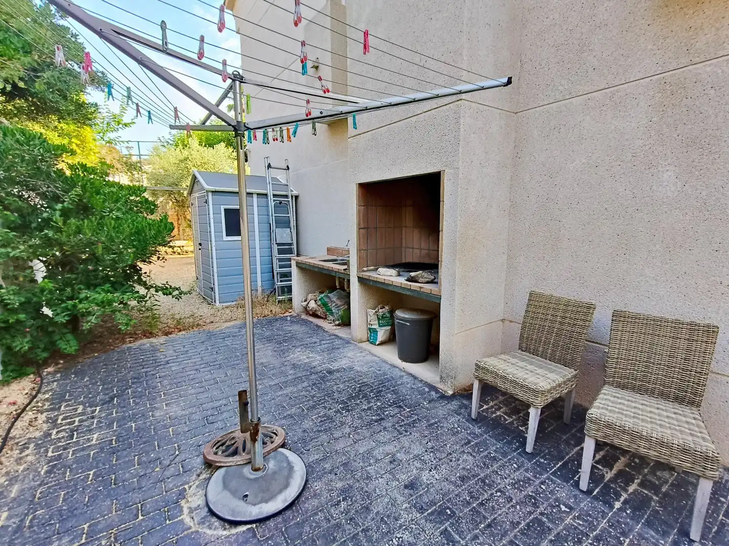 Terrassa de Casa adosada en venda en Moraira amb Aire condicionat, Calefacció i Jardí privat