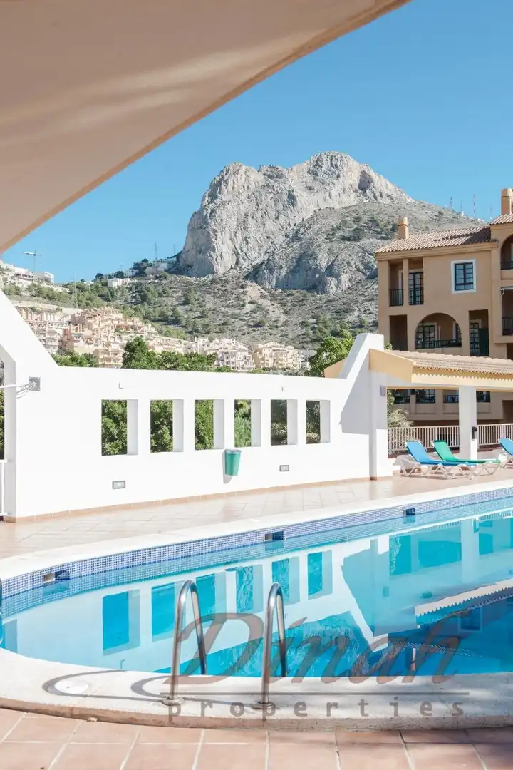 Piscina de Apartamento de alquiler en Altea con Aire acondicionado, Calefacción y Amueblado