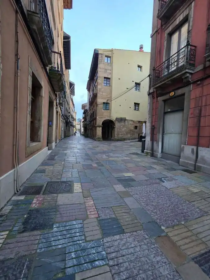 Vista exterior de Pis en venda en Avilés amb Calefacció i Traster