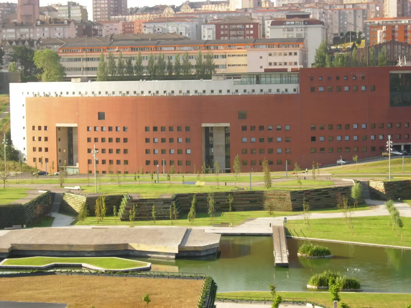 Exterior view of Flat for rent in Santander  with Heating, Parquet flooring and Furnished