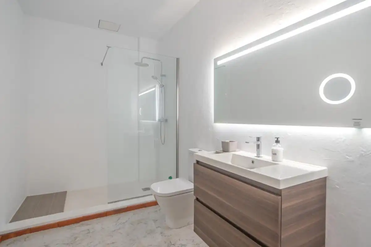Bathroom of Houses for sale in Jávea / Xàbia  with Air Conditioner, Heating and Private garden