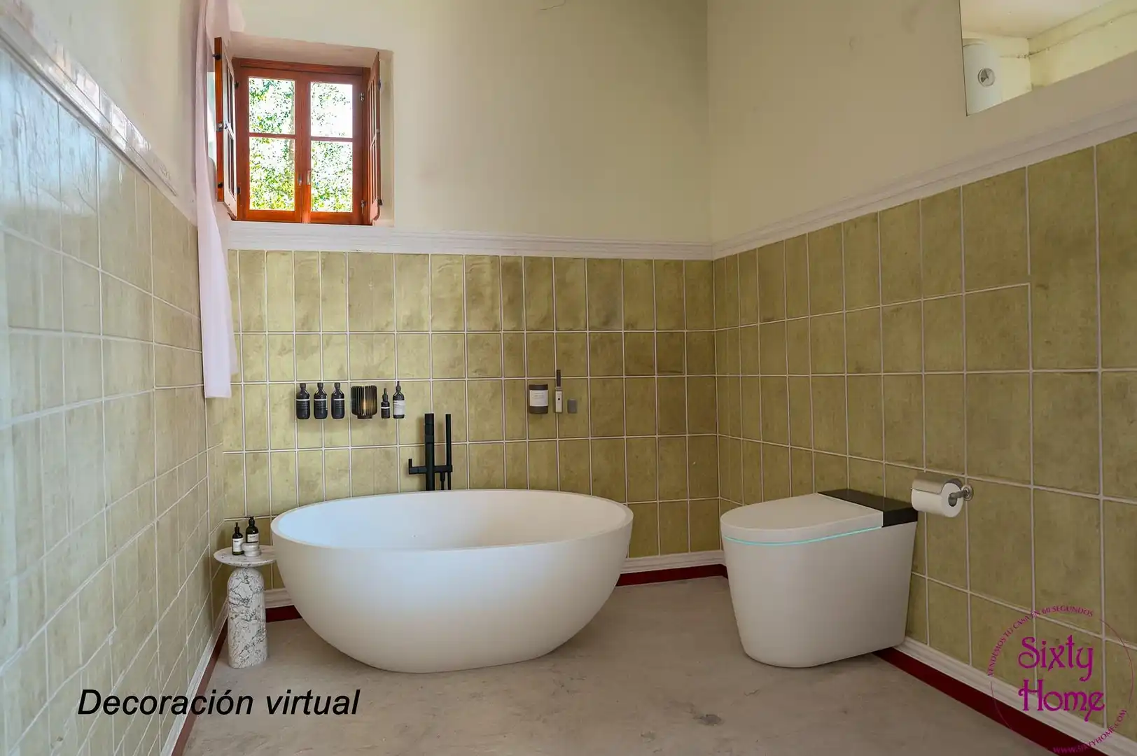 Bany de Casa o xalet en venda en San Mateo de Gállego amb Jardí privat, Terrassa i Traster