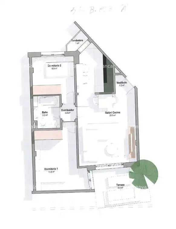 Flat for sale in Encinas de Abajo  with Heating