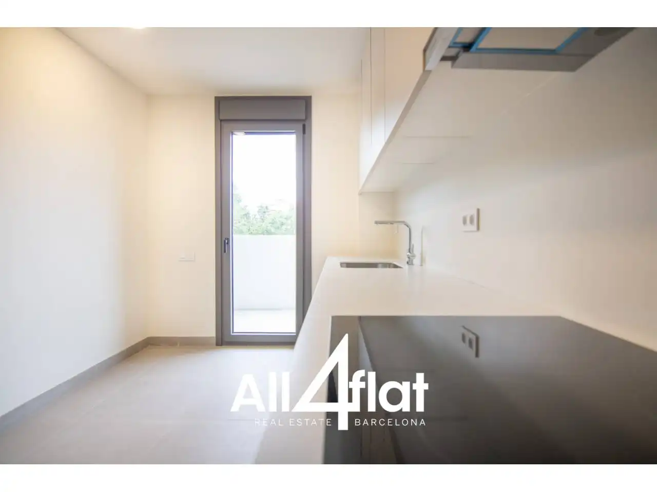 Küche von Wohnung zur Miete in Barcelona mit Klimaanlage, Heizung und Parkett