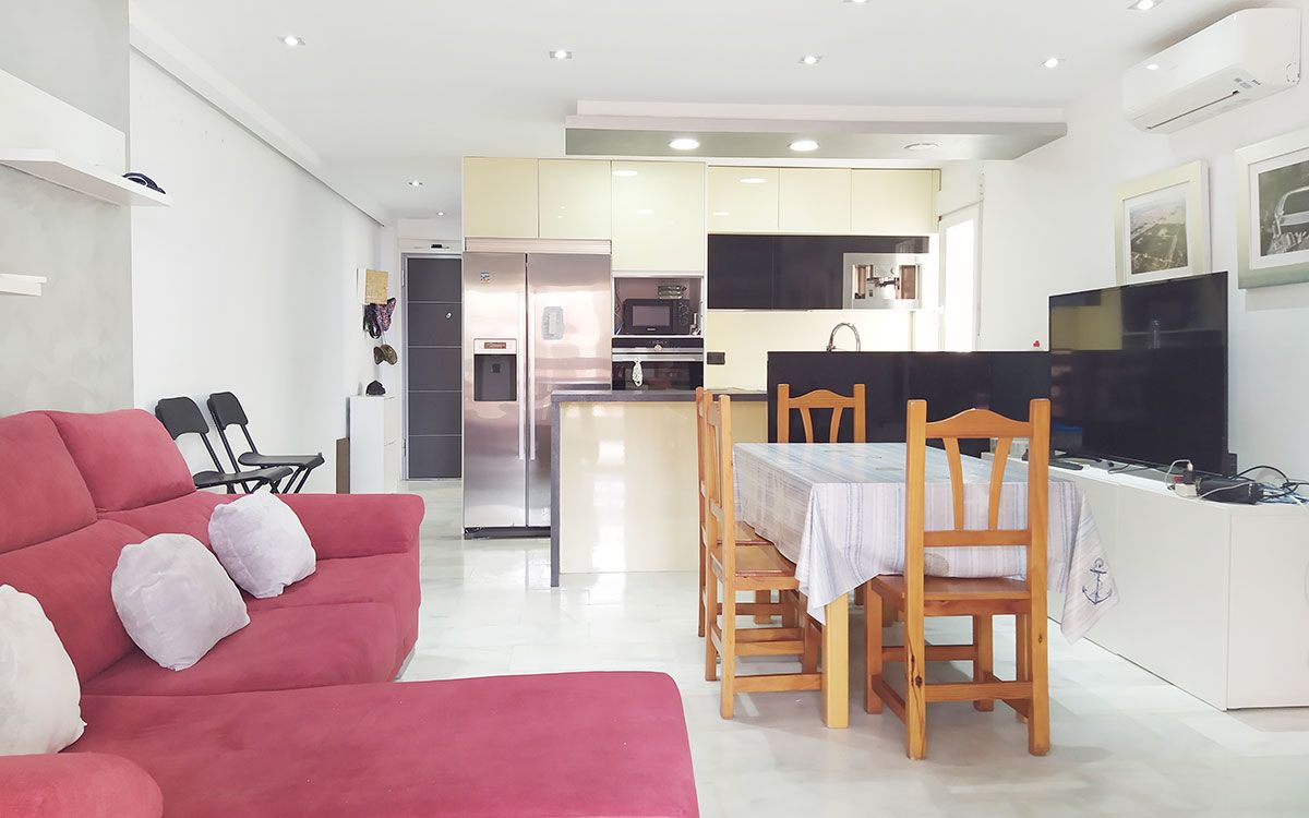 Kitchen of Flat to rent in La Manga del Mar Menor  with Air Conditioner, Heating and Private garden