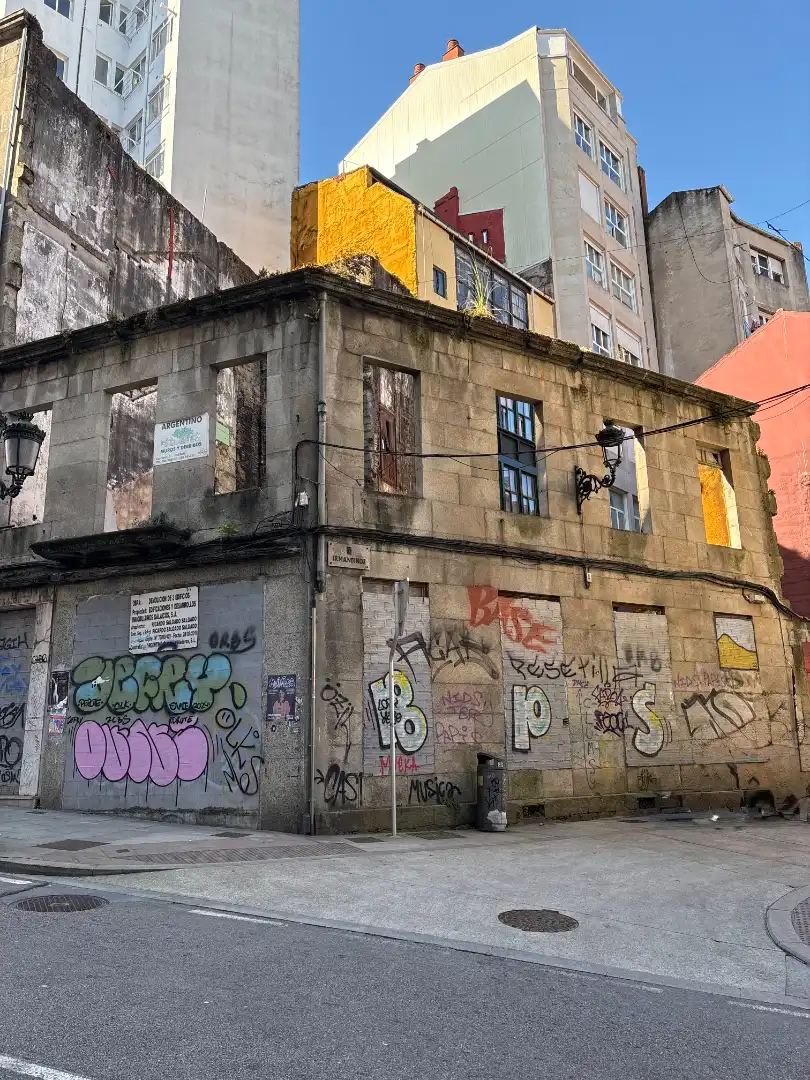 Vista exterior de Residencial en venda en Vigo 