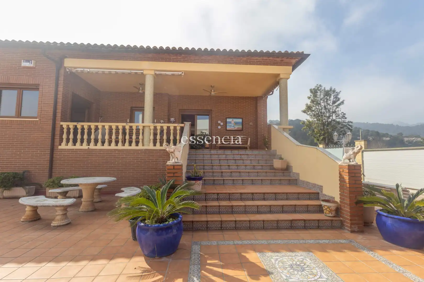 Terraza de Casa o chalet en venta en Benirredrà con Jardín privado, Trastero y Piscina