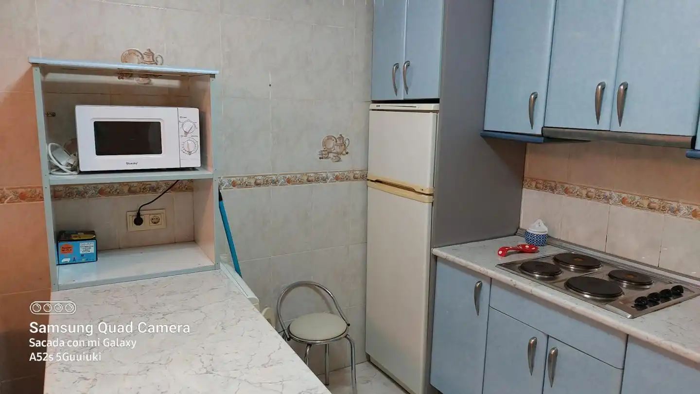 Kitchen of Study for rent in Granada  with Furnished