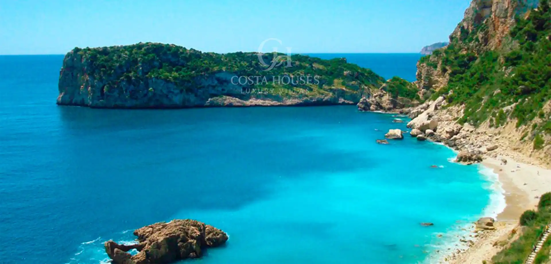 Vista exterior de Casa o xalet en venda en Jávea / Xàbia amb Aire condicionat, Calefacció i Jardí privat