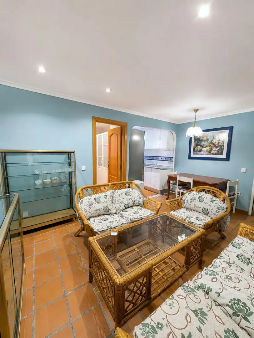 Sala d'estar de Apartament de lloguer en Boadilla del Monte amb Jardí privat, Terrassa i Traster