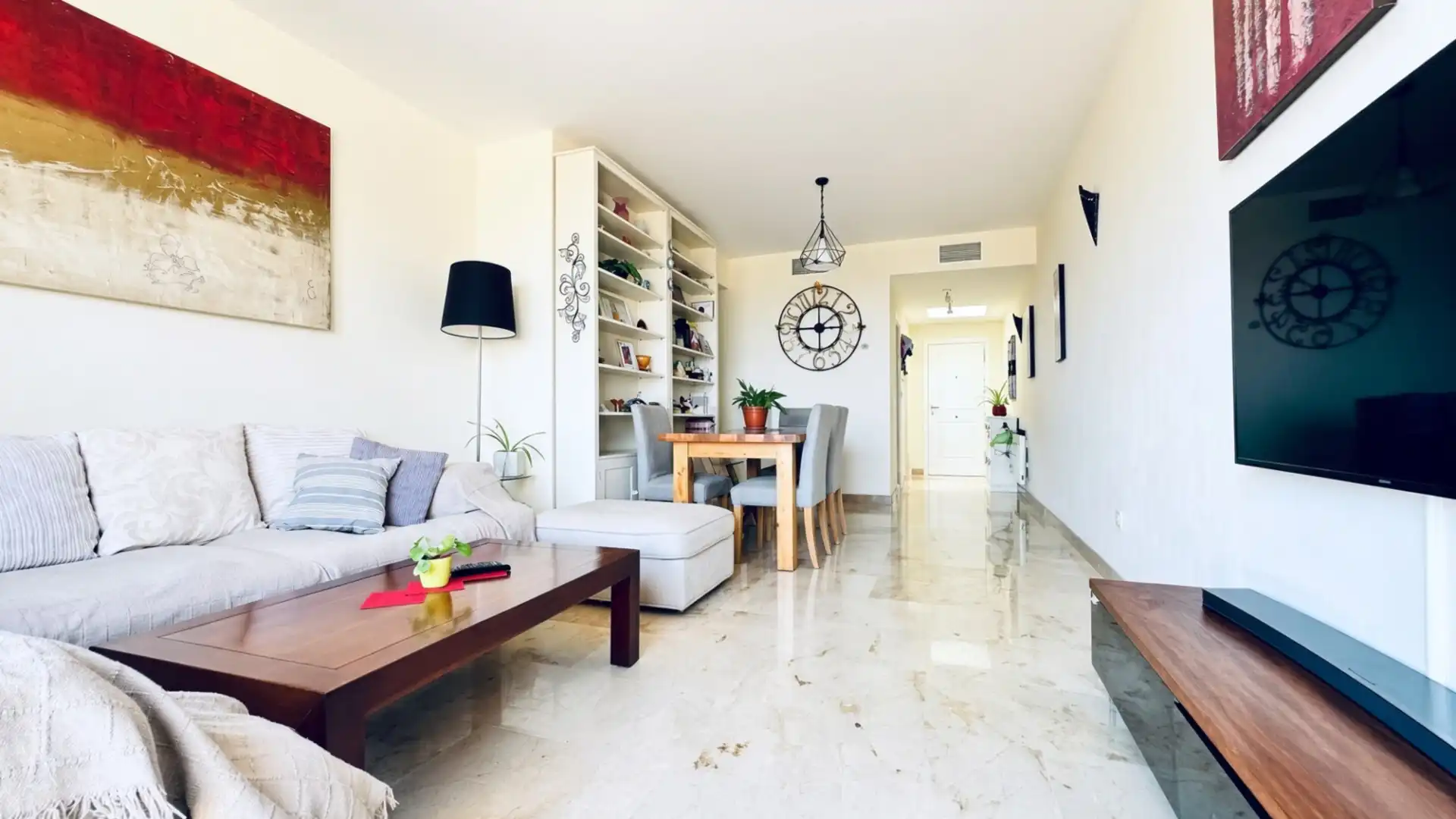 Living room of Attic for sale in Manilva  with Air Conditioner, Terrace and Storage room