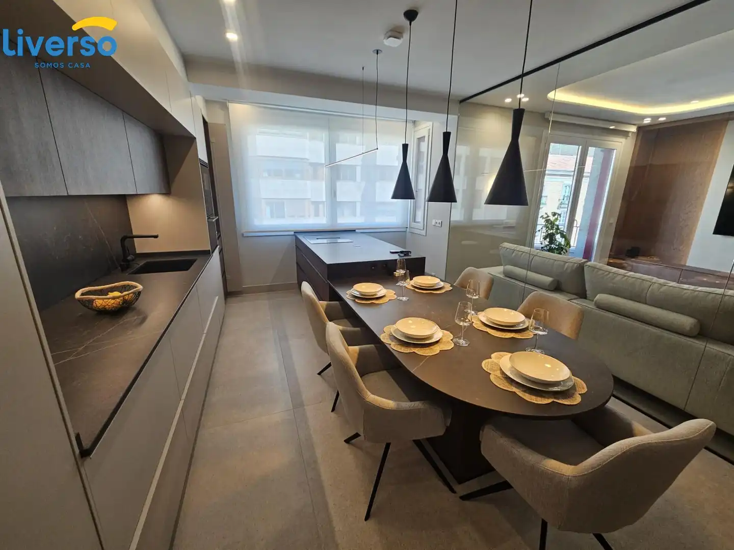 Kitchen of Flat for rent in Burgos  with Heating, Storage room and Furnished