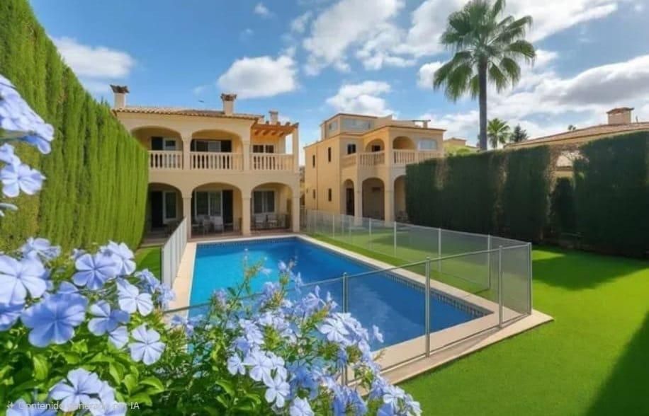 Piscina de Casa adosada en venda en Llucmajor amb Jardí privat, Terrassa i Piscina