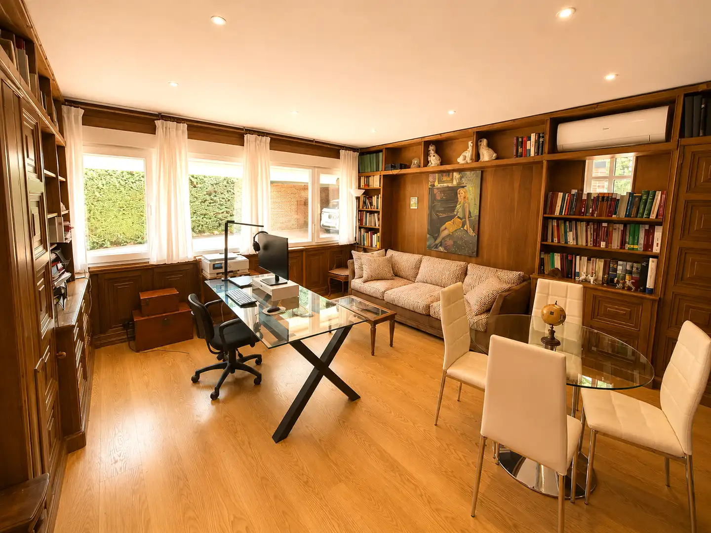 Sala de estar de Casa o chalet de alquiler con opción a compra en Ciudalcampo con Aire acondicionado, Calefacción y Jardín privado