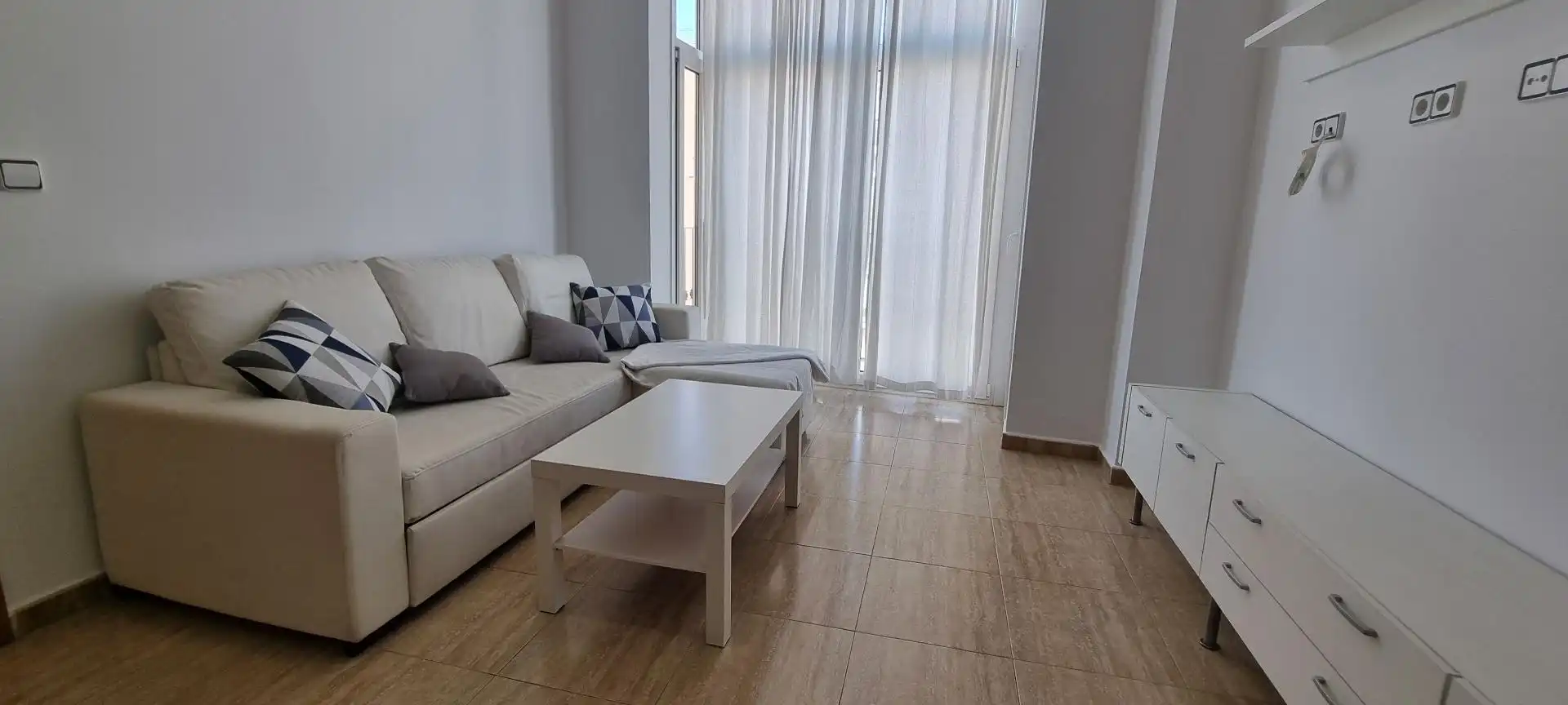 Sala de estar de Apartamento en venta en Cartagena con Aire acondicionado, Calefacción y Amueblado
