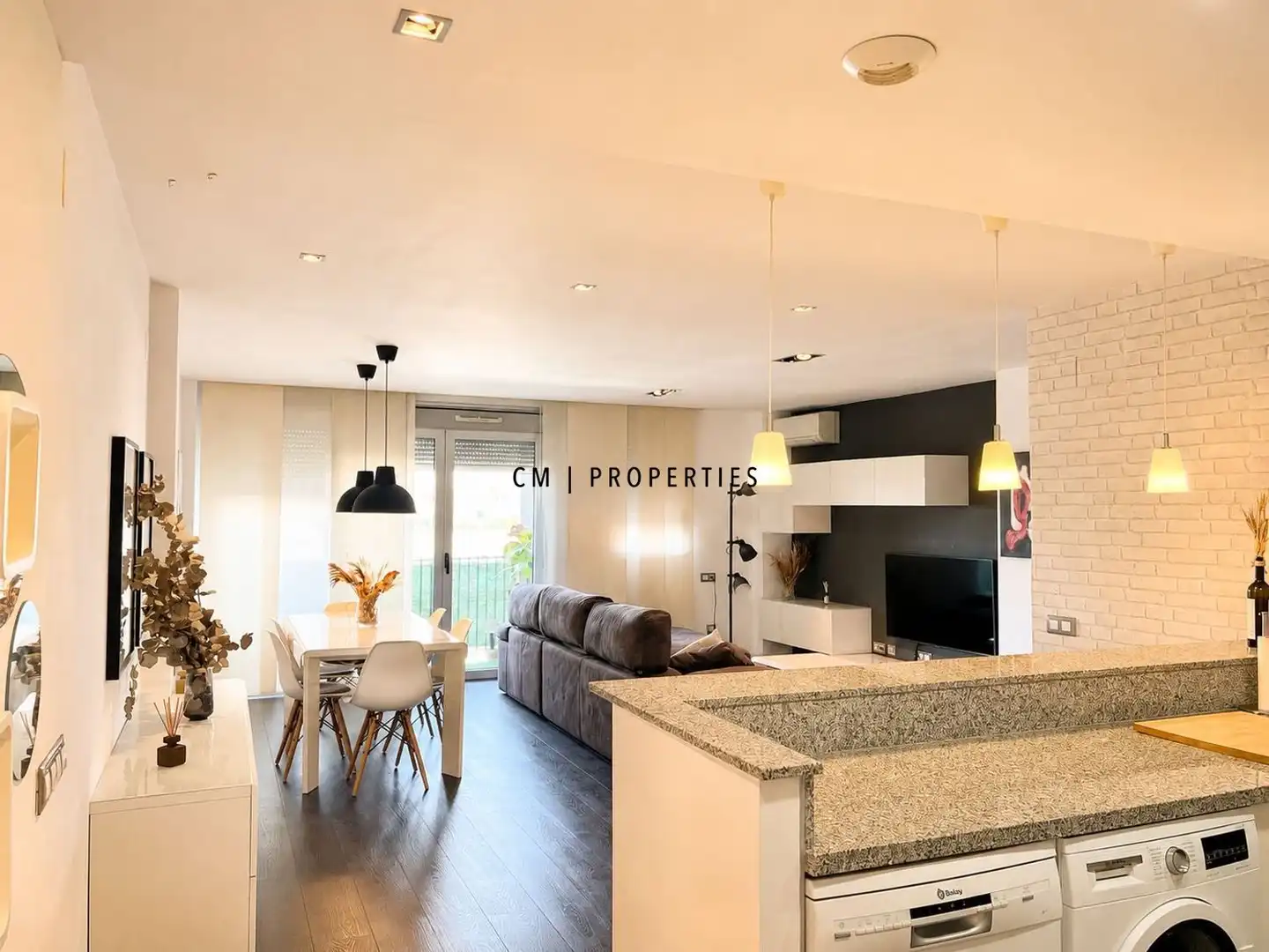 Sala de estar de Piso de alquiler en Paterna con Aire acondicionado, Calefacción y Parquet
