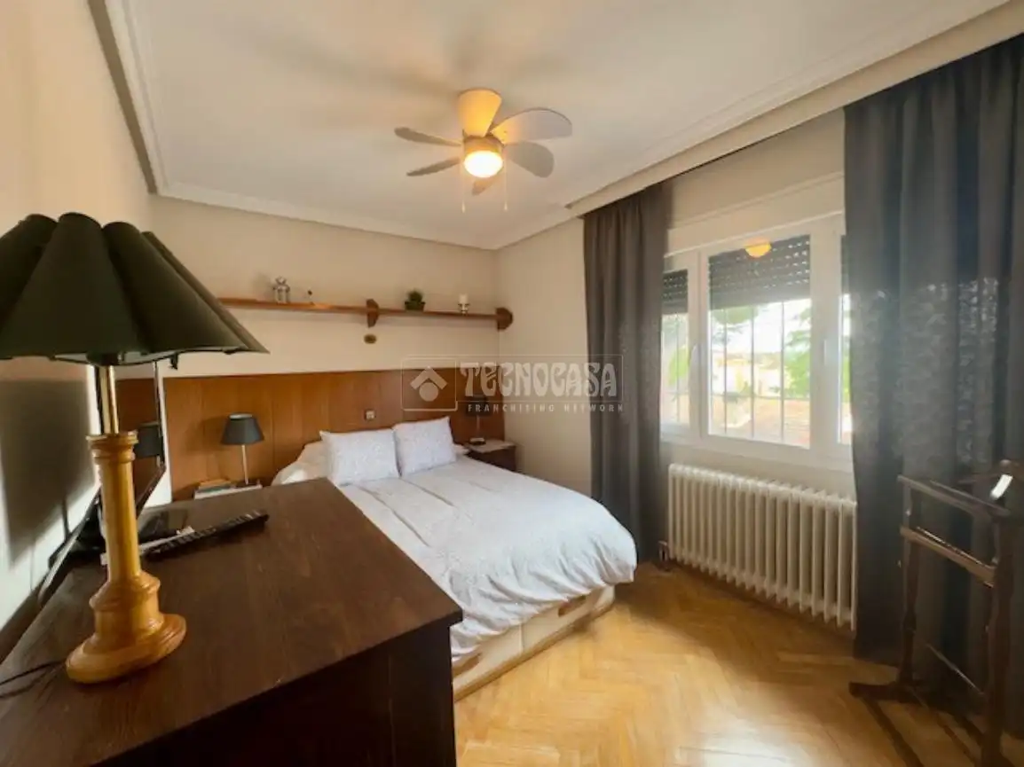 Bedroom of Detached homes for sale in Las Rozas de Madrid  with Air Conditioner, Heating and Private garden