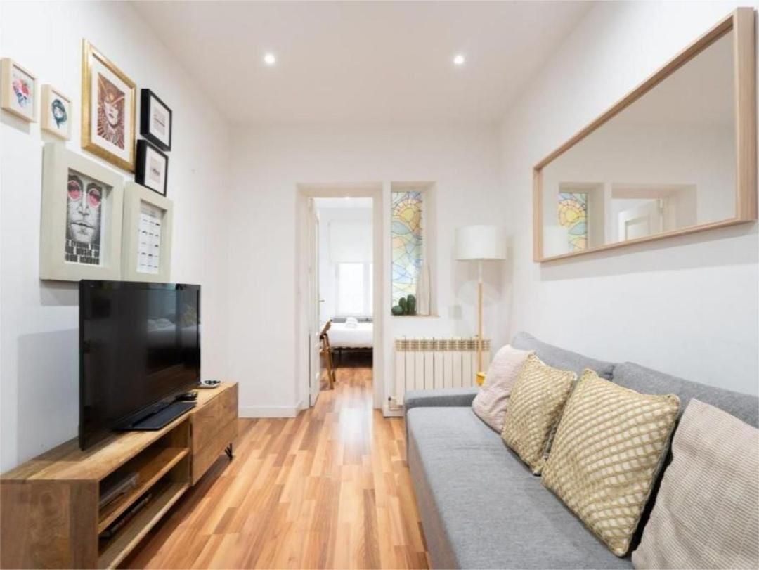 Sala d'estar de Planta baixa en venda en  Madrid Capital amb Aire condicionat, Calefacció i Moblat