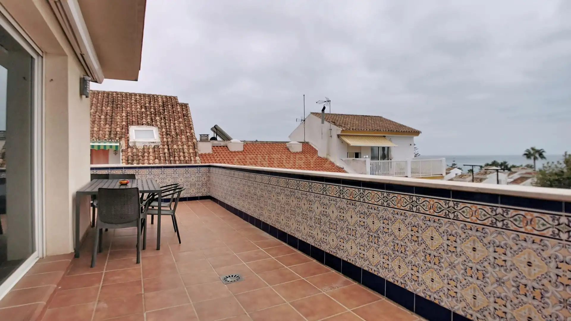 Terrace of Apartments for rent in Mijas  with Air Conditioner and Washing machine