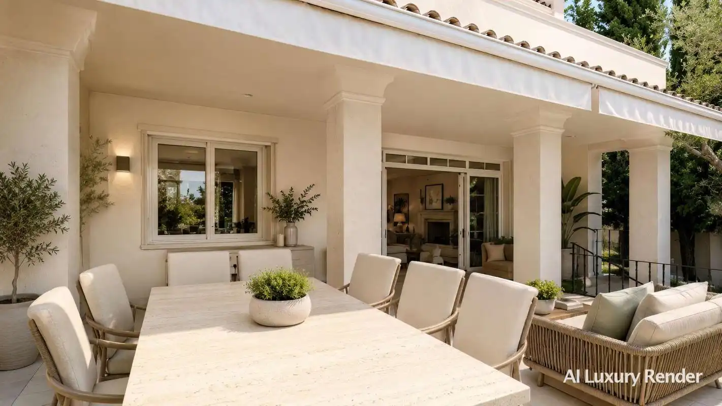 Terrassa de Casa o xalet en venda en Marbella amb Calefacció, Jardí privat i Terrassa