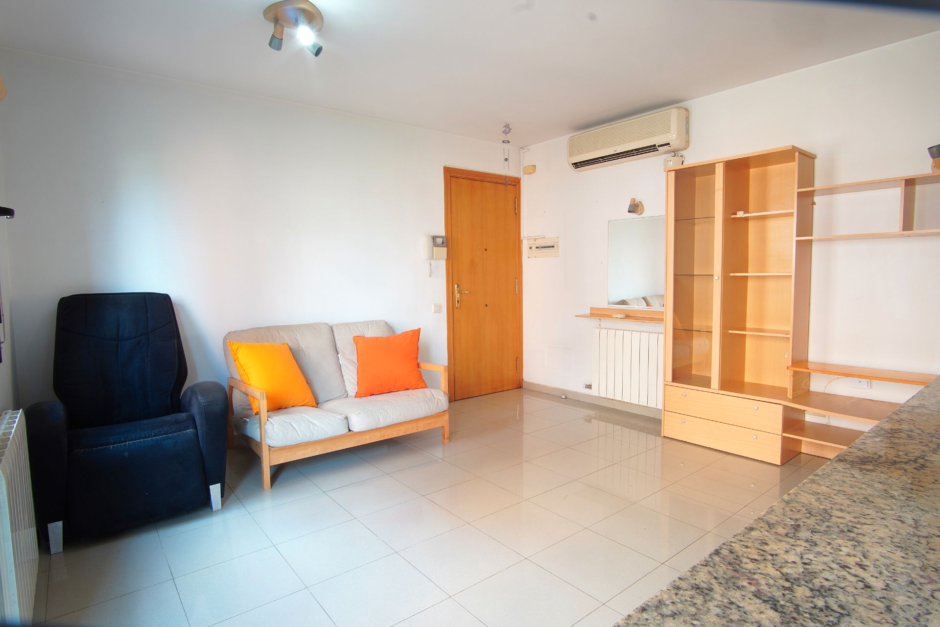 Sala de estar de Piso en venta en  Barcelona Capital con Aire acondicionado, Calefacción y Amueblado