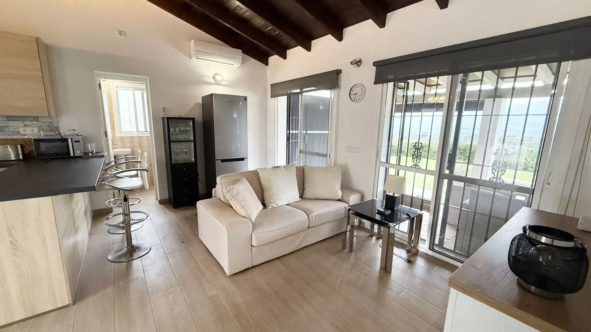 Sala de estar de Finca rústica en venta en Coín con Aire acondicionado y Piscina