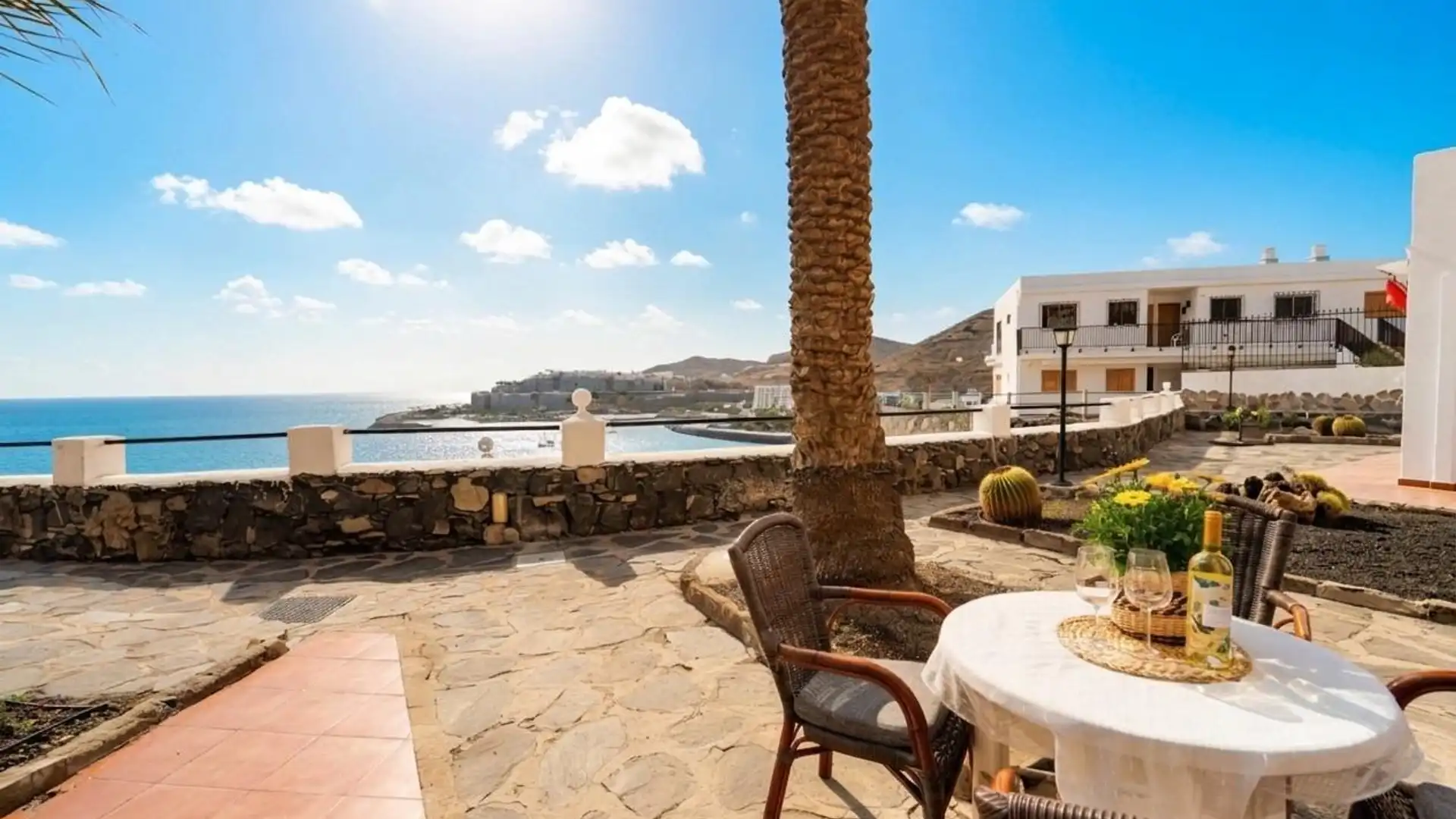 Terraza de Apartamento en venta en Mogán con Aire acondicionado, Jardín privado y Terraza