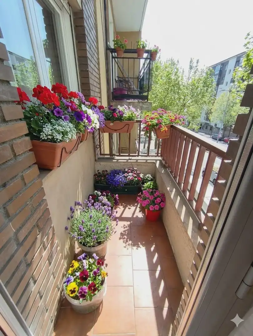Terrasse von Wohnung zum Verkauf in Salamanca Capital mit Heizung, Parkett und Terrasse
