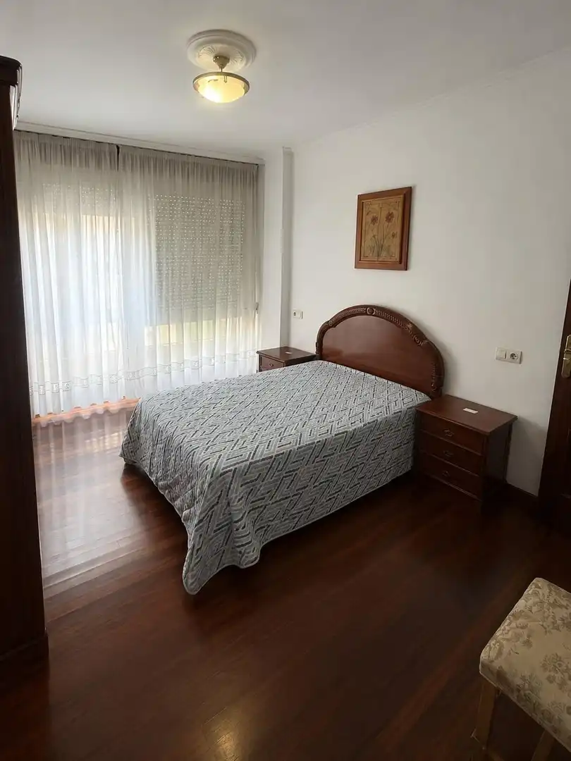 Bedroom of Flat for rent in A Pobra do Caramiñal  with Furnished