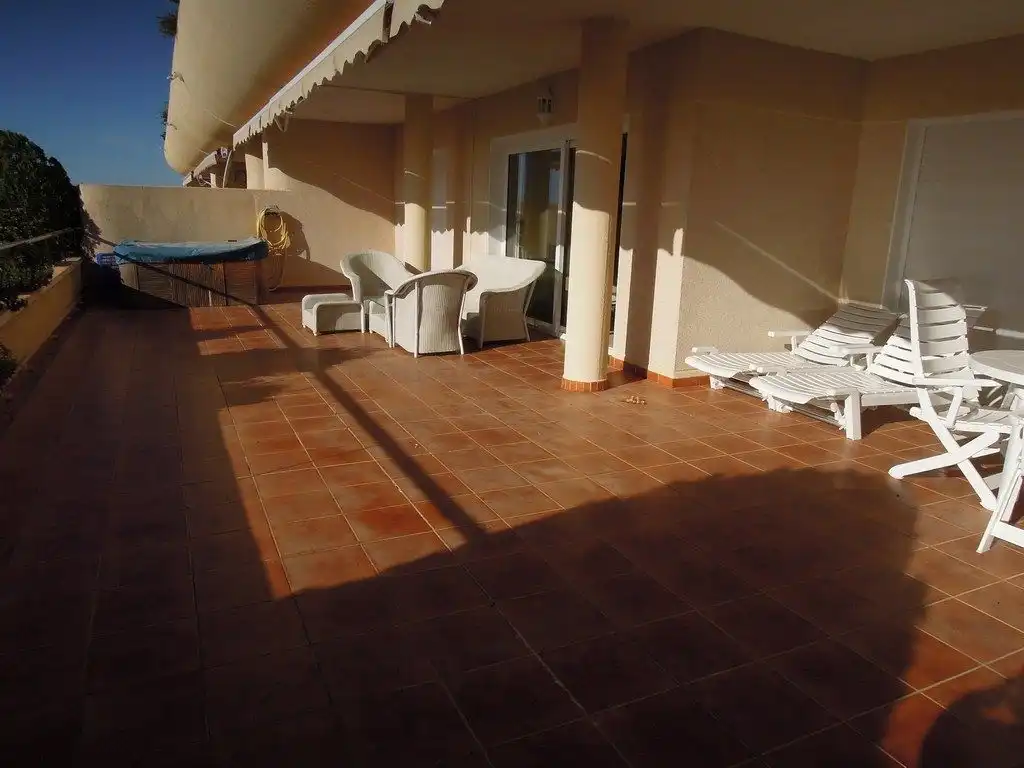 Terrace of Apartments for rent in Altea  with Air Conditioner, Furnished and Community pool
