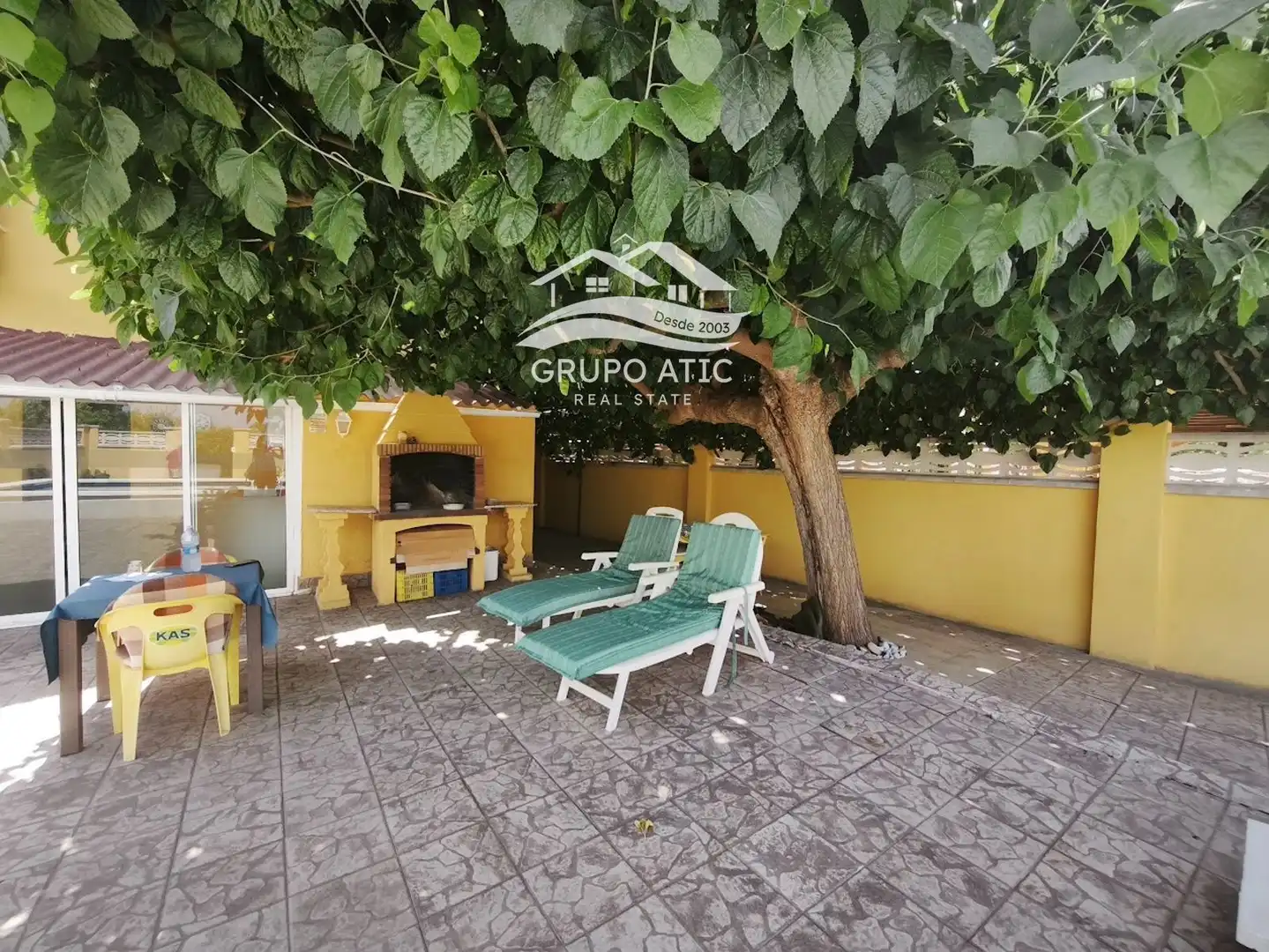 Terraza de Casa o chalet en venta en Burriana / Borriana con Aire acondicionado, Calefacción y Jardín privado